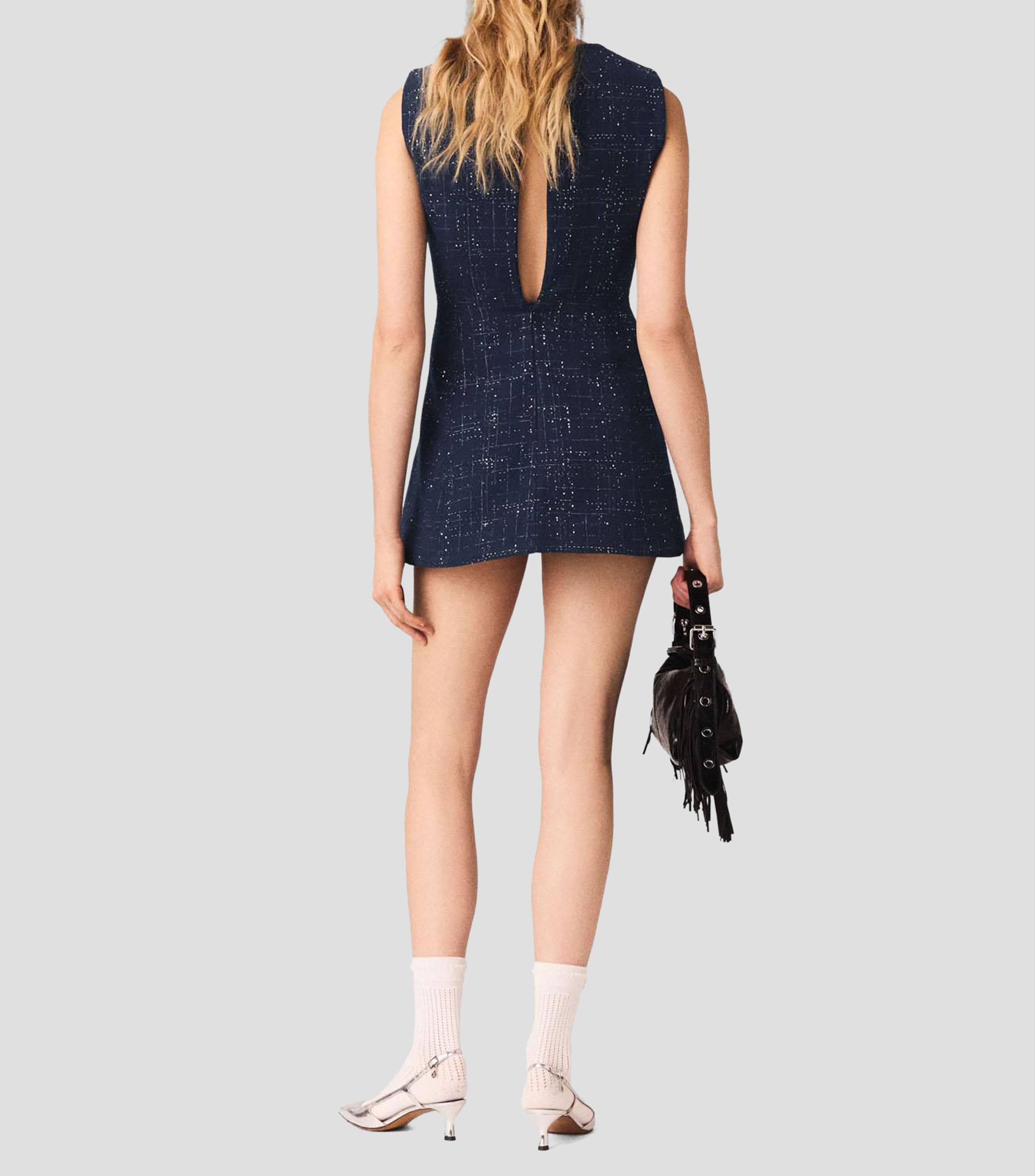 Vestido midi de diseño fantasía Mujer